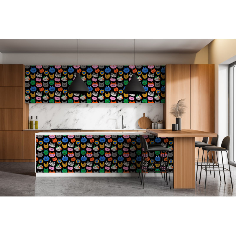 Analaura 100 cm x 50 cm Matte Peel & Stick Wallpaper Roll