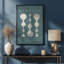 Strom Blue Retro Bauhaus, affiche II-556948470-560361938