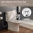 MaceratingFlo Skirted Rear Outlet Toilet with Tornado Flush, 17.6" Soft-Close Seat, 7" Rough-In, Extension Pipes Included