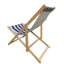 Fauteuil en bois Populus Blue