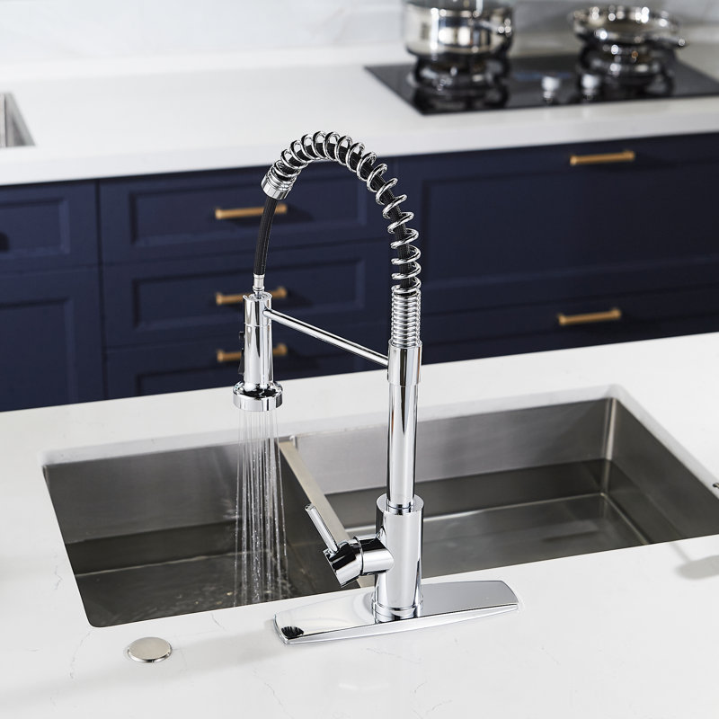 Blue Elephant Pull Down Kitchen Faucet, Chrome