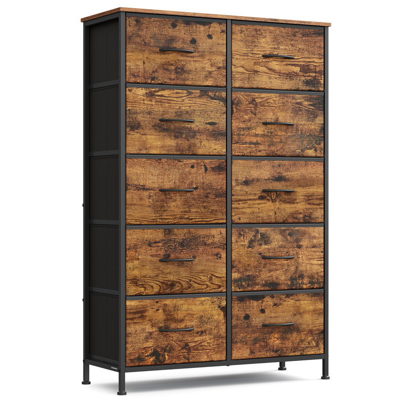 76.7 cm W Chest of 10 Drawers