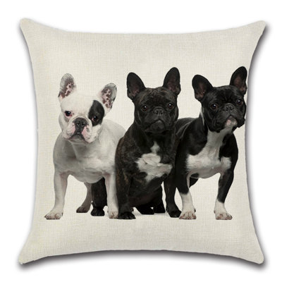 Linen Reversible Pillow Cover
