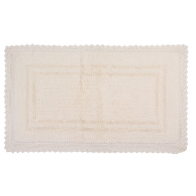 Opulent Absorbent Cotton Soft Bath Rug