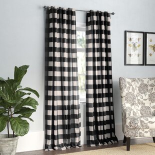 Black And White Plaid Curtains - Foter