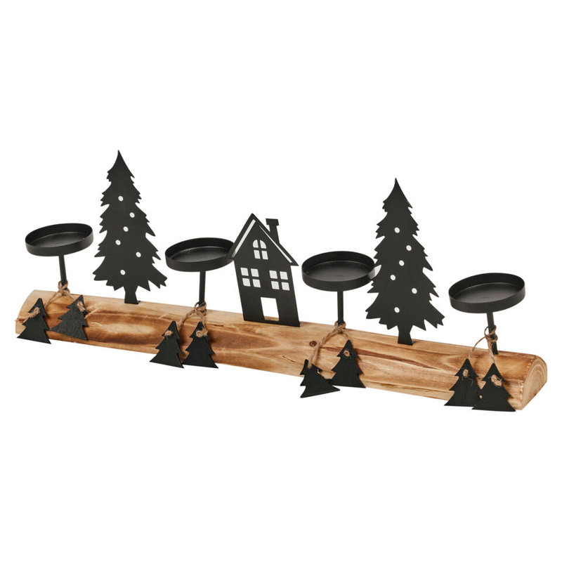Metal Tabletop Candelabra