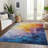 Machine Washable Indoor/Outdoor Cinead ACN1674 Gold Rug-104386858