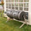 100 Gallons Polyethylene Plastic Odor Resistant Outdoor Tumbler Composter with Latching Lid