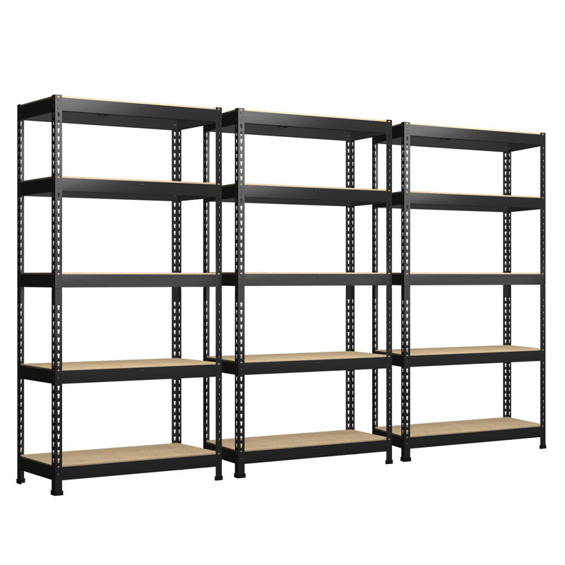 Adjustable Wall Mounted Shelving Unit, 70.98" H x 35.51" W x 15.75" D