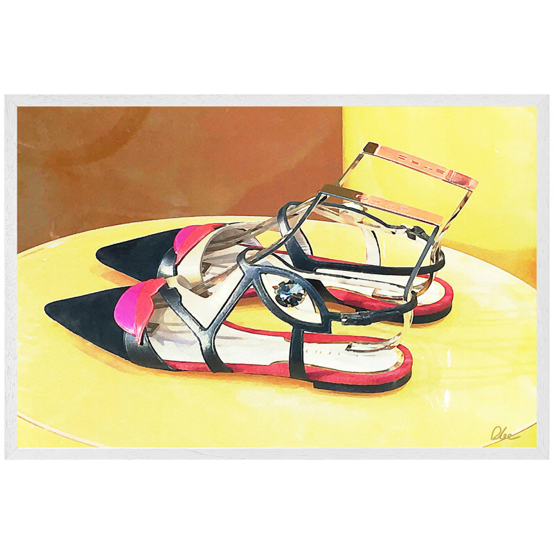 Single Picture Frame Print, 41cm H x 61cm W x 4cm D, White