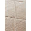 Tapis brun / blanc en polyester tissé à la machine Aubry