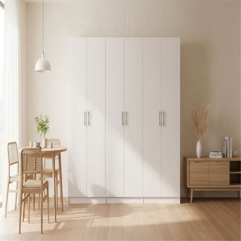 Modex Multi-Purpose Utility Storage Cabinet (3-Piece Set), White