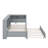 Twin Size Wooden Daybed With Storage Shelf,Trundle And USB Charging Ports-543496413