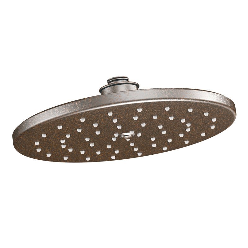 Waterhill Rain Fixed Shower Head with Immersion, Oil Rubbed Bronze