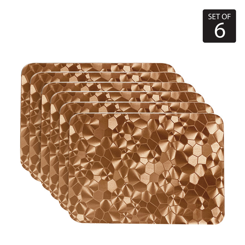 Napperon en vinyle 18 "Water cube, Bronze