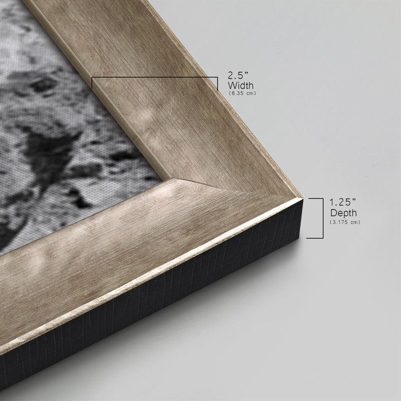 Found Textures XV - Toile encadrée de qualité supérieure - prête à être accrochée, H 21 po x l 37 po x P 1,25 po
