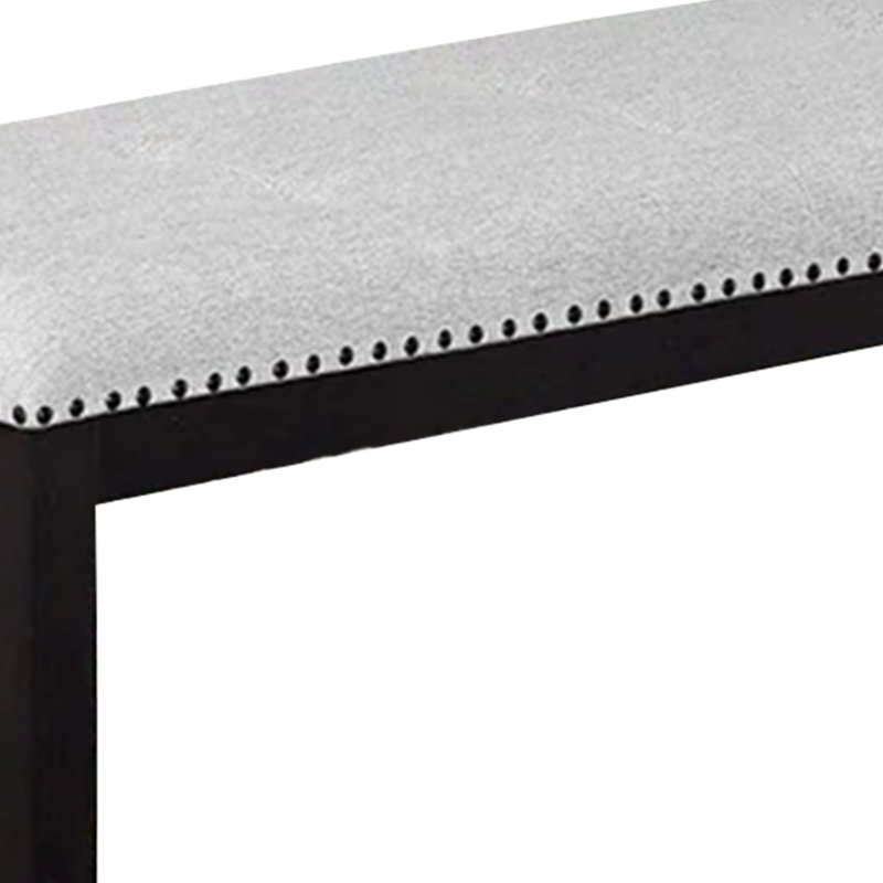 Banc de salle à manger rembourré Transitional