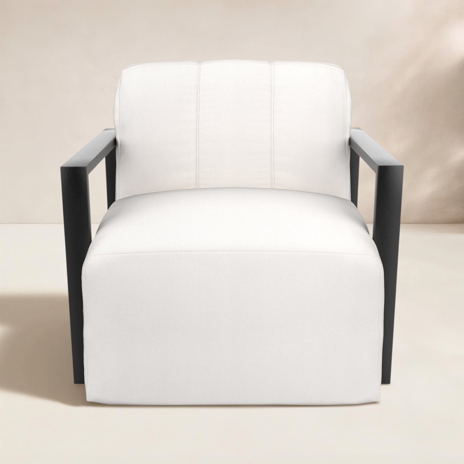 Rosalie Sunbrella® Patio Lounge Chair, White
