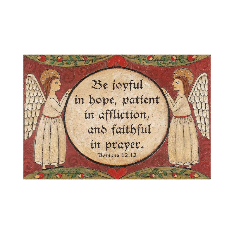 Faithful in Prayer par Teresa Kogut - reproduction d'art sur toile tendue, H 12 po x l 18 po x 1,5 po