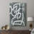 Chalk Line I -Custom Wrapped Gallery Cavas