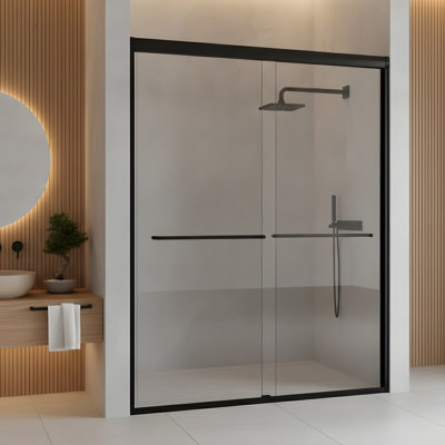 Frameless Double Sliding Shower Door