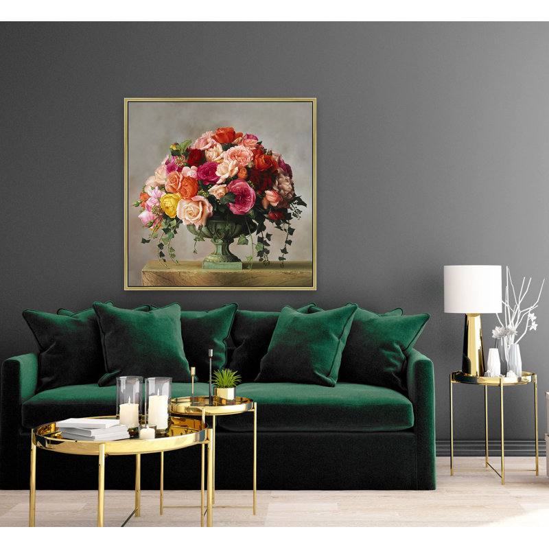 « magnifique »-floater, reproduction d’art sur toile, Or
