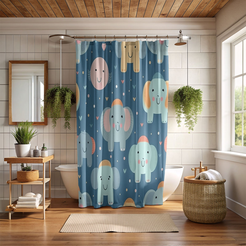 Rideau de douche Sweet Corner - Premium, H 74 po x l 71 po