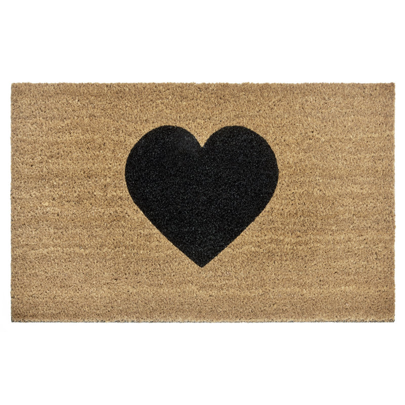 Doormat Heart, Black