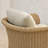 Cimone Outdoor Swivel Wicker Chair