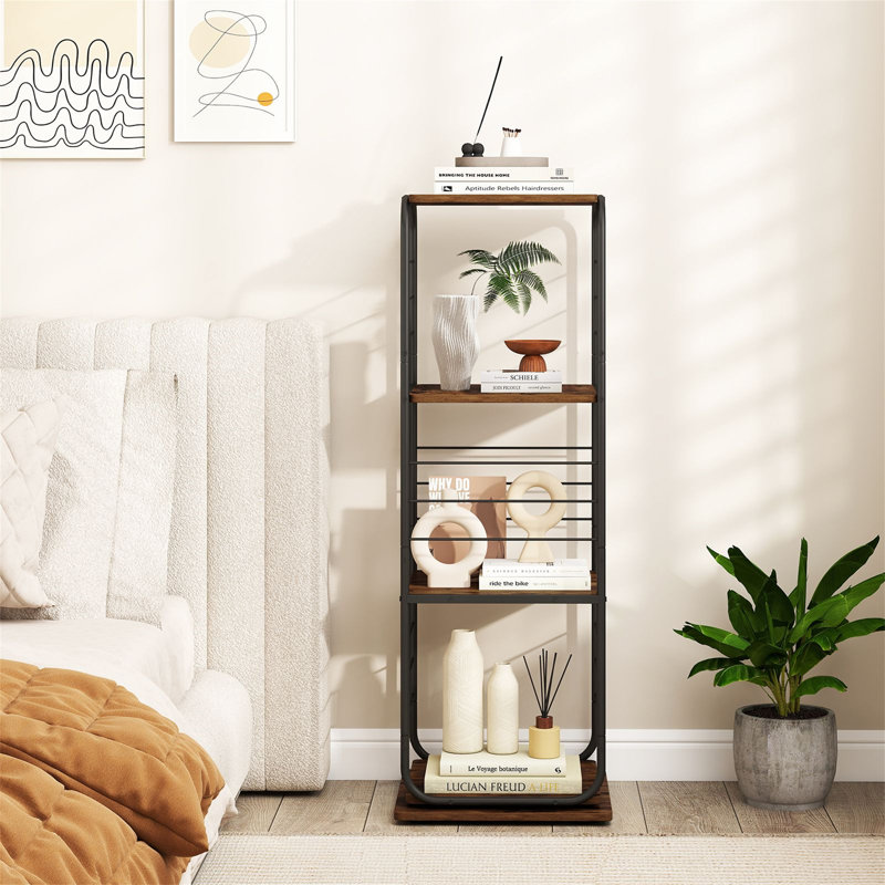 115cm H x 40cm W Metal Standard Bookcase