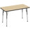 Laminate Adjustable Rectangle 4 Students Activity Table