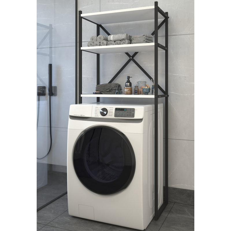 Afrah Bathroom Storage, White