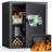 Fingerprint Recognition Safe, 0.8/1.2/1.8 Cub Safe Box, Safes for Home with Digital Keypad, Steel Inner Cabinet, Money Safe-101829003