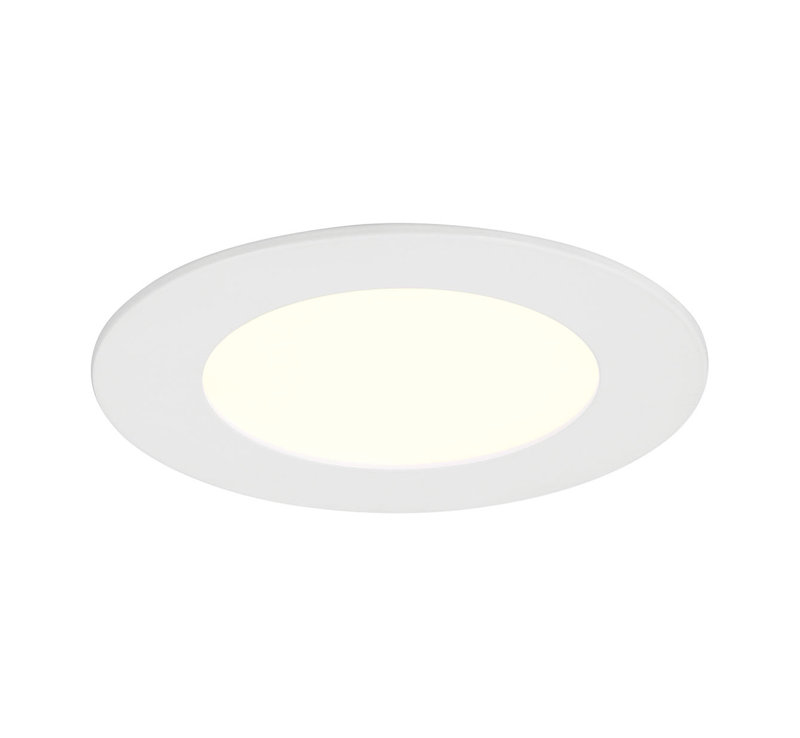 Garniture ronde coupe-feu mince 1 lumière 12 W Midway 4W - 5CCT