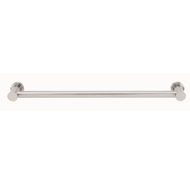 Infinity Wall Mounted Towel Bar, Satin Nickel