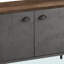 Meuble télé 60 po Baldo au fini béton gris, l 59,79 po x P 15,26 po x H 23,61 po
