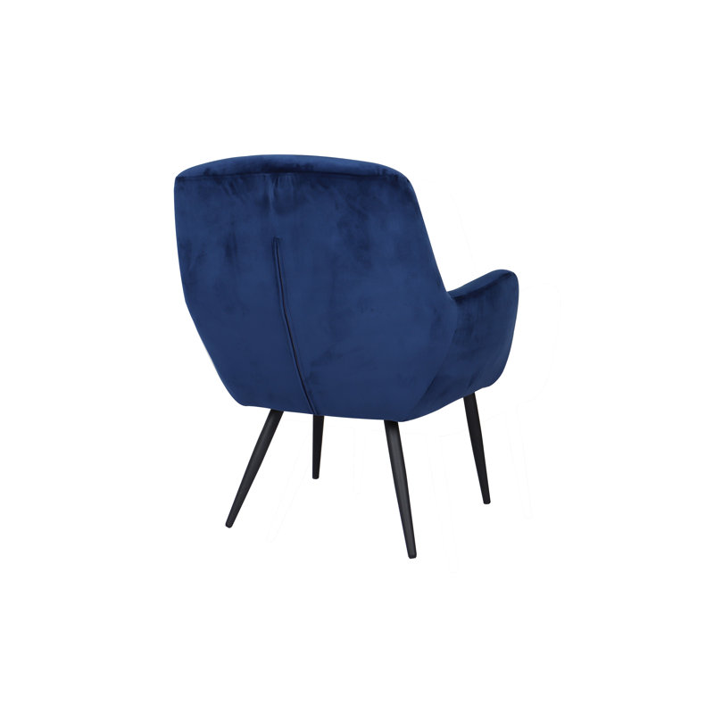 Upholstered Side Chair, Blue