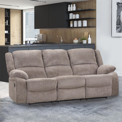 Ryong Upholstered 88'' Reclining Sofa