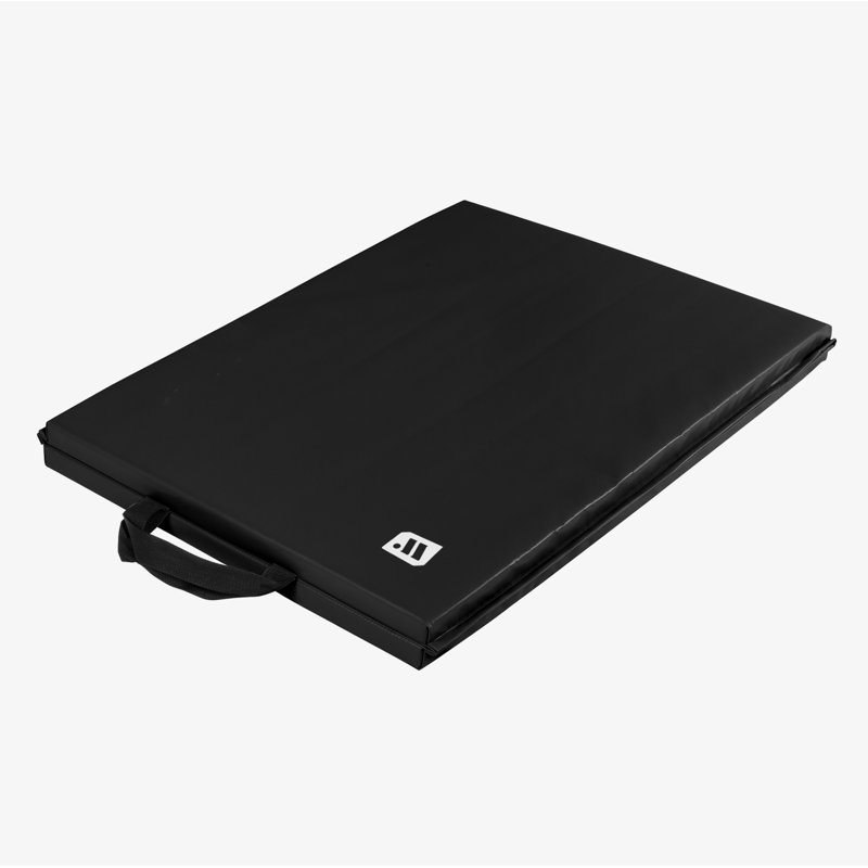 Tapis d'exercice pliable 2 pi x 6 pi, Noir