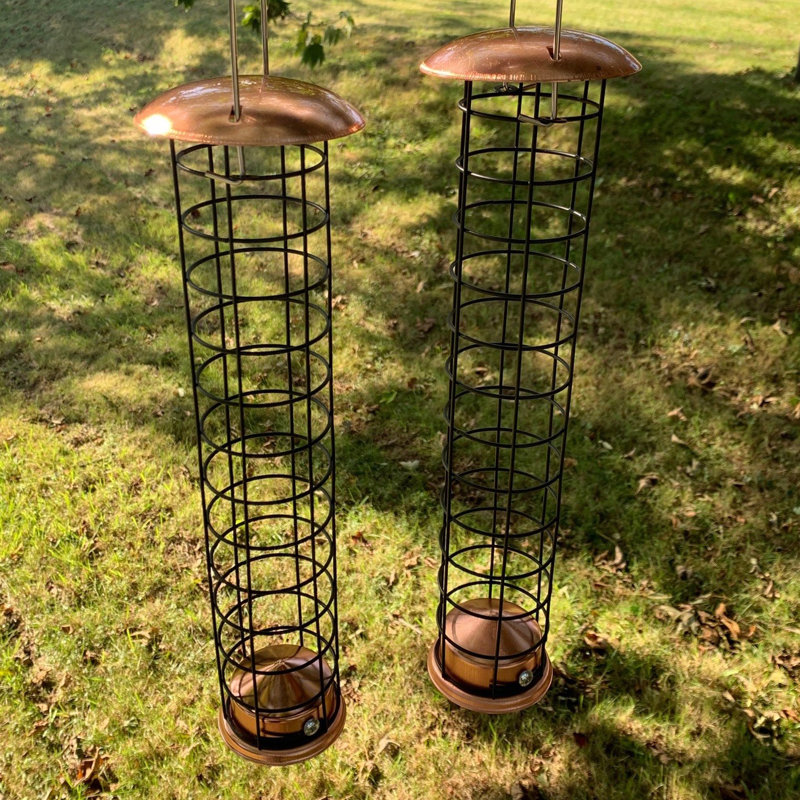 Galles Metal Hanging Suet Bird Feeder