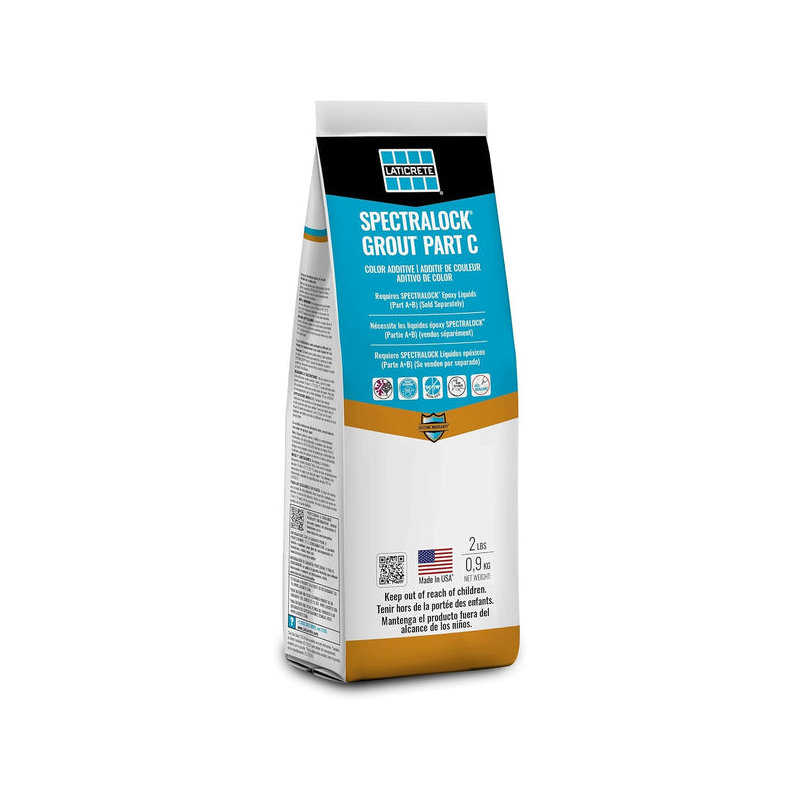 Laticrete Spectralock Grout - Part C dans Silver Shadow # 88 (tailles 2 et 9 lb)