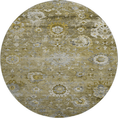 Premium Machine Washable Konopka AMF1107 Global Rug