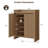 Bethlehem 30 Pair Fluted Shoe Storage Cabinet With 2 Doors And Adjustable Shelves-123065853-123844867
