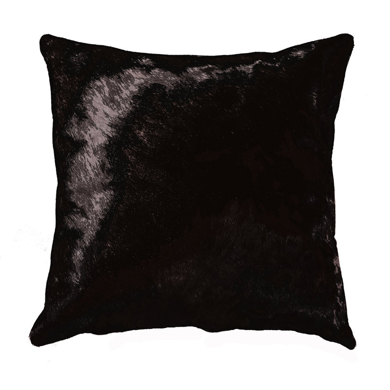Dockray Cowhide Throw Pillow