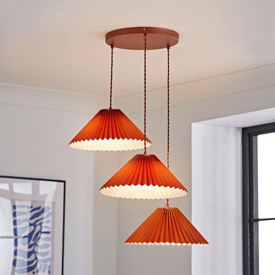 Kameron 3 - Light Painted Shaded Pendant