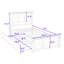 Lit plateforme simple en bois-1539742170