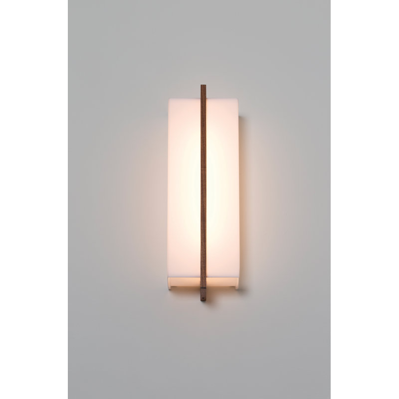 Via Flush Mount Sconce, Walnut