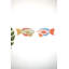 ENSEMBLE DE DEUX MURAUX DE POISSONS EN BOIS COLORÉS