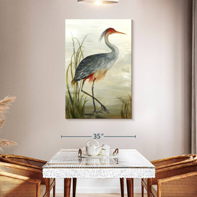 Grey Heron, reproduction sur toile