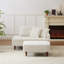 Chaise longue et tabouret rembourrés Mashawna-1772130835